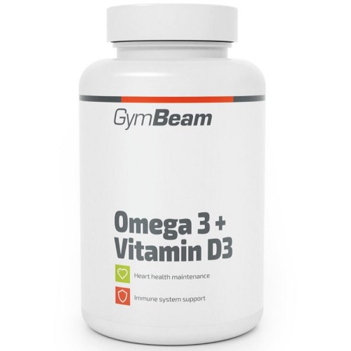 Gym Beam Omega 3 + Vitamin D3, 90 Capsules